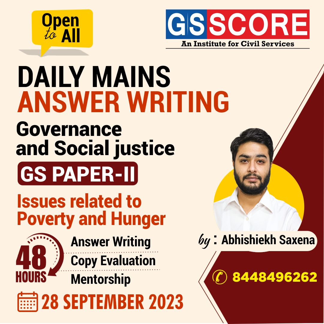 Governance and Social Justice (Issues related to Poverty and Hunger) by Abhishiekh Saxena