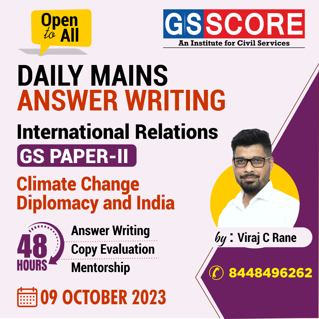 International Relations (Climate Change Diplomacy and India) by Viraj C. Rane