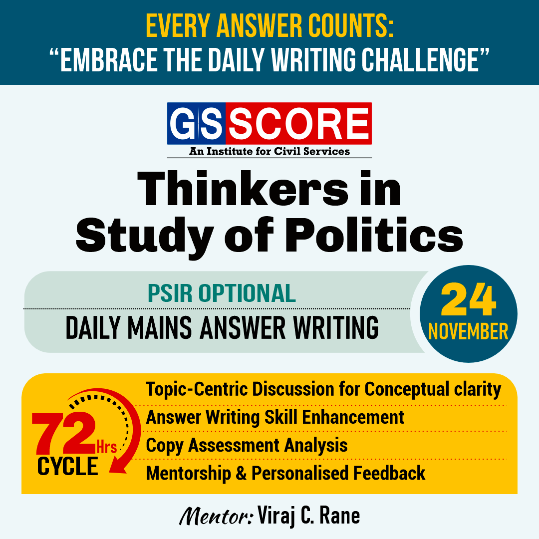 PSIR Optional (Thinkers in study of Politics) by Viraj C Rane