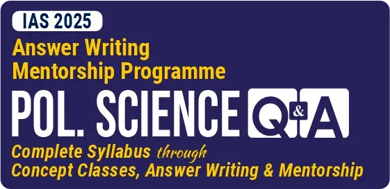 Political Science Optional Q&A (Mains Test Series) for UPSC 2025