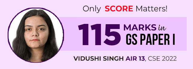 Vidushi Singh's Performance in GS Paper 1