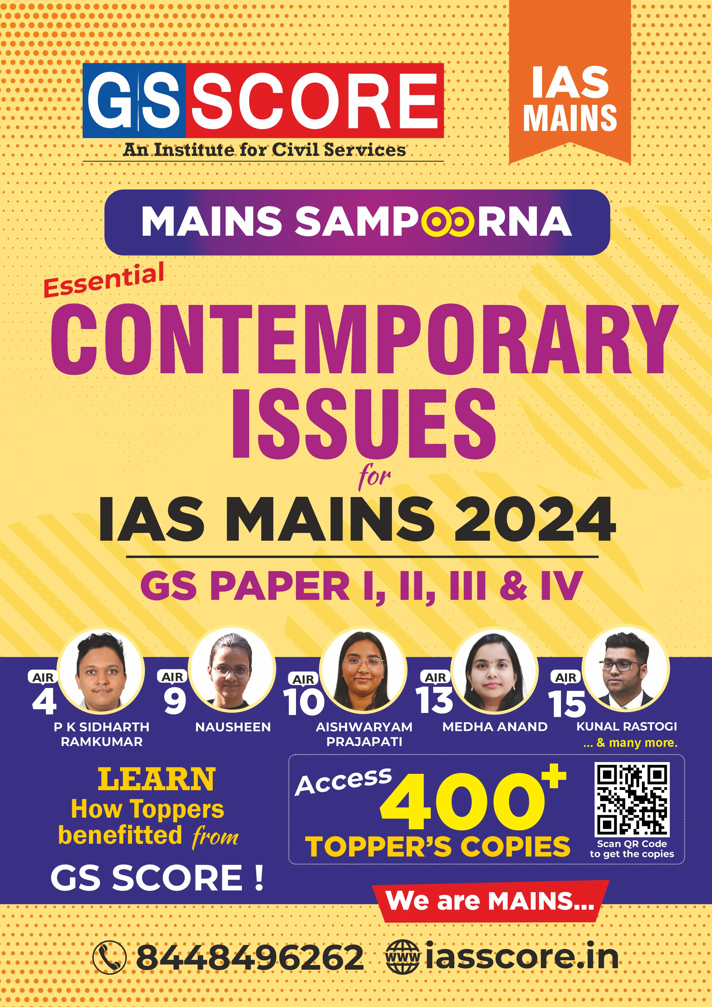 Essential Contemporary Issues Listing for UPSC Mains 2024