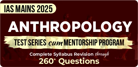 Anthropology Optional Test Series 2025 Image