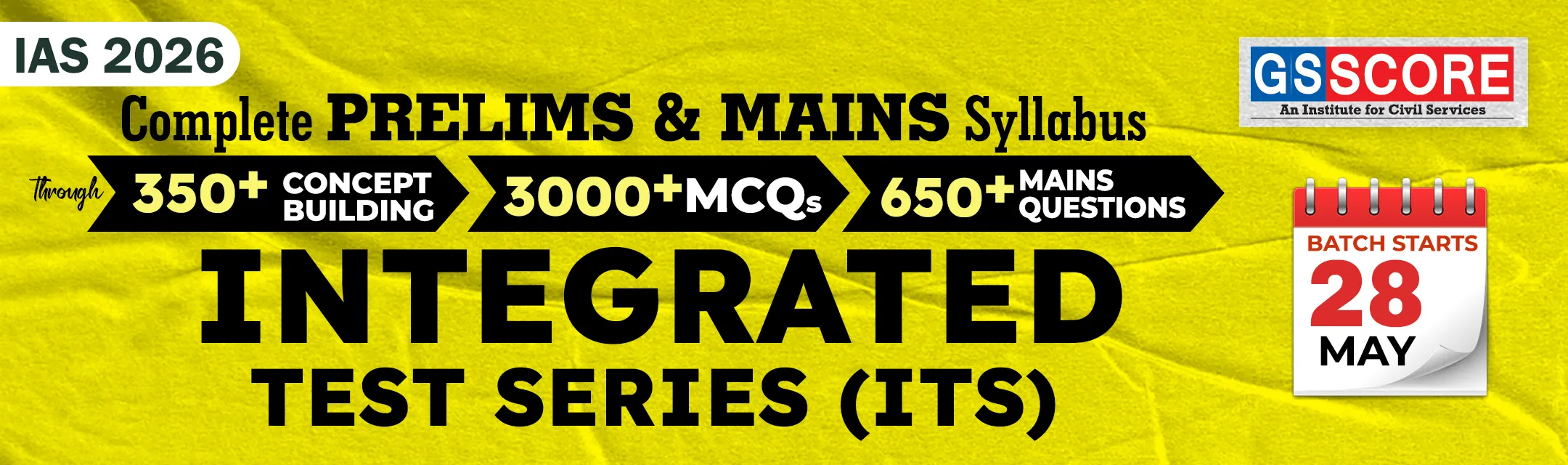 GS SCORE COURSE