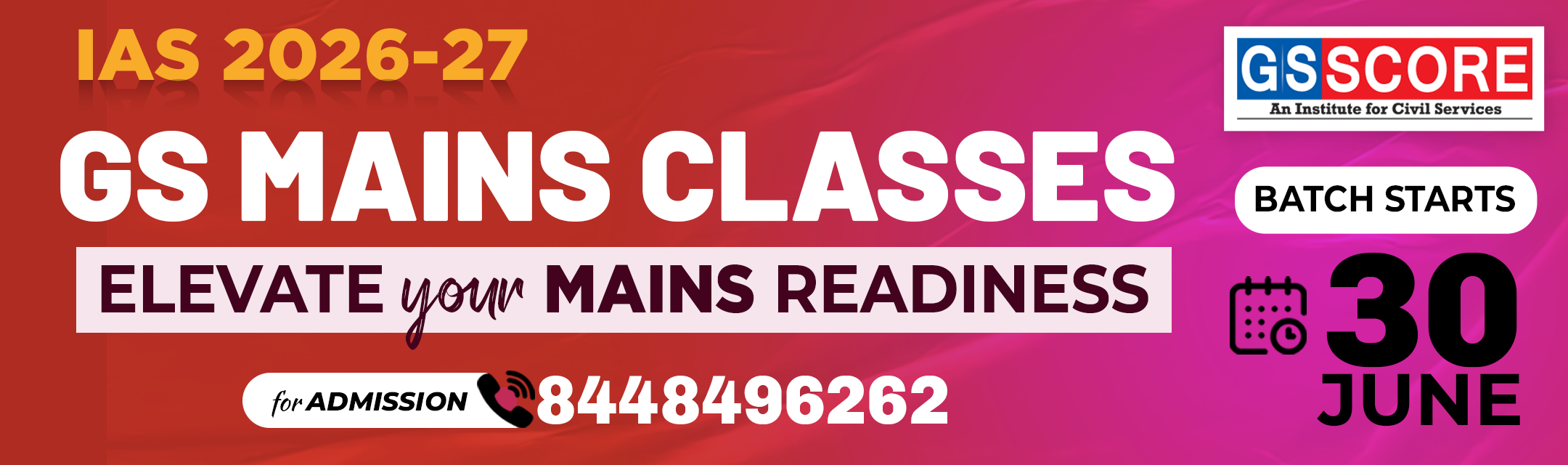 GS SCORE COURSE