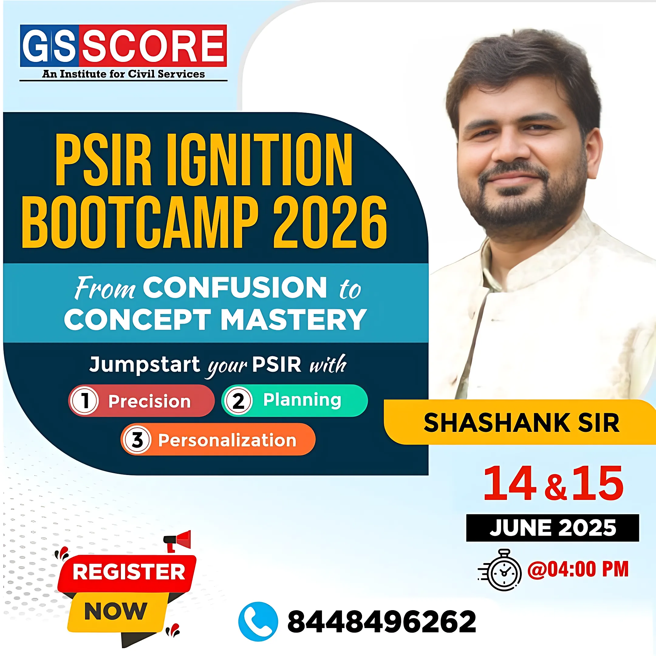 PSIR Ignition Bootcamp 2026 – Jumpstart Your Optional with Precision, Planning & Personalization