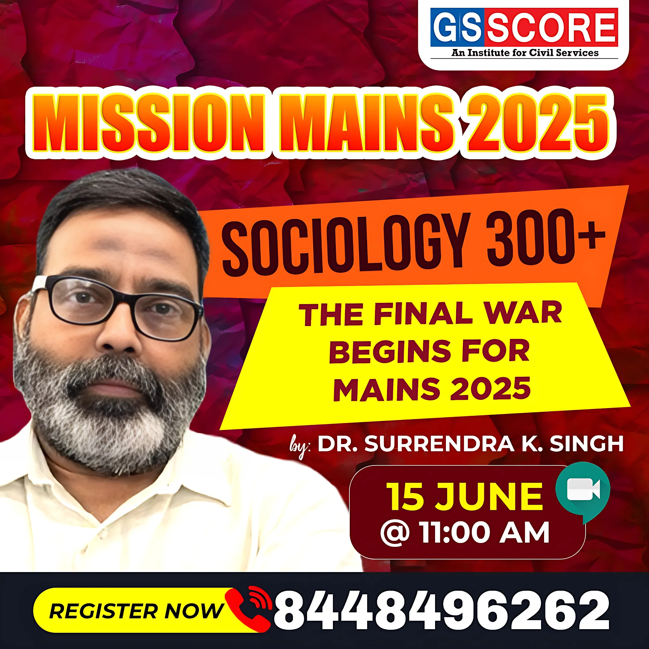 Mission Mains 2025: Sociology 300+ Marks – The Final War for Mains 2025