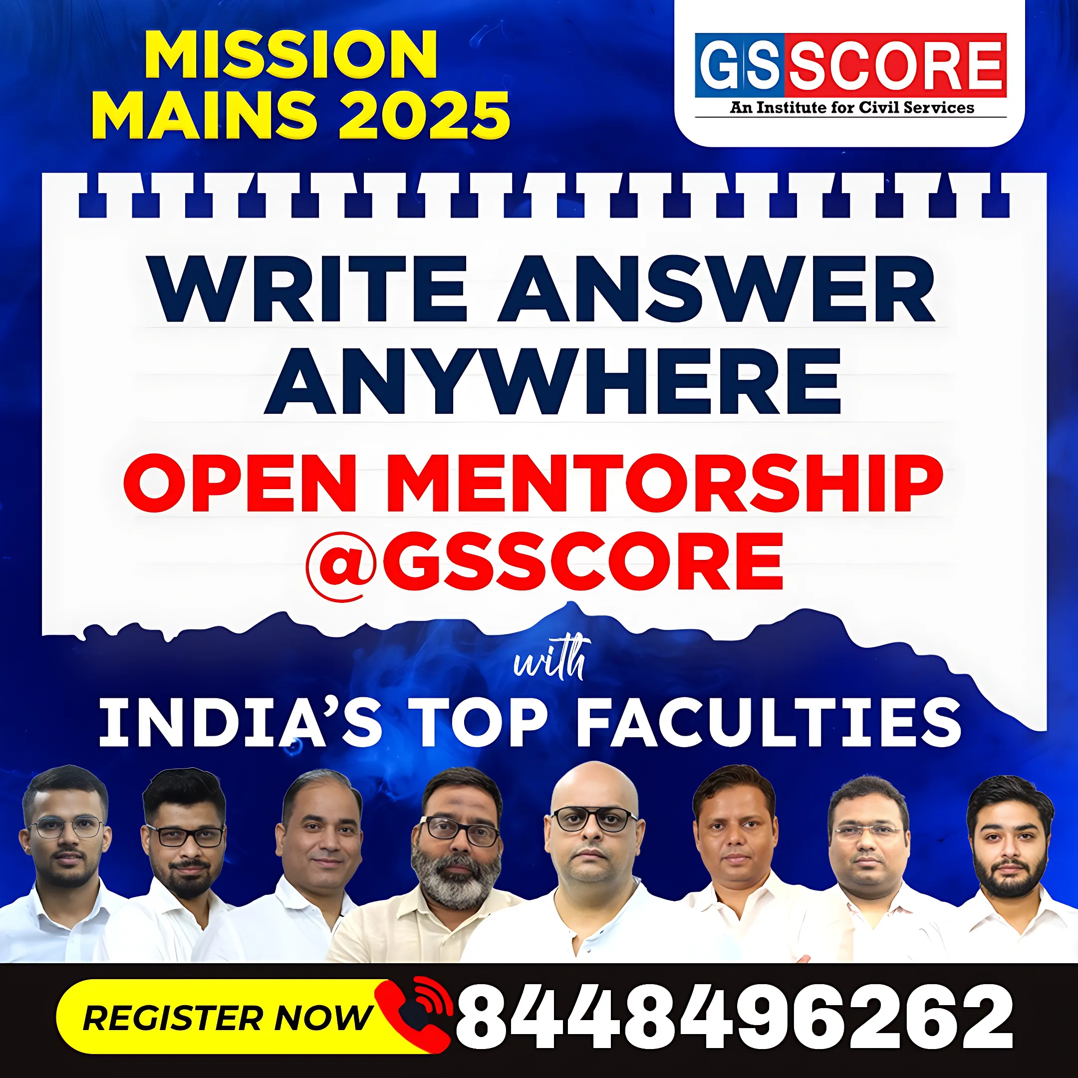 Write Answers Anywhere. Get Open Mentorship @GSSCORE