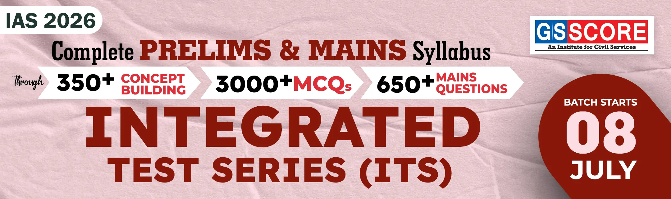 GS SCORE COURSE