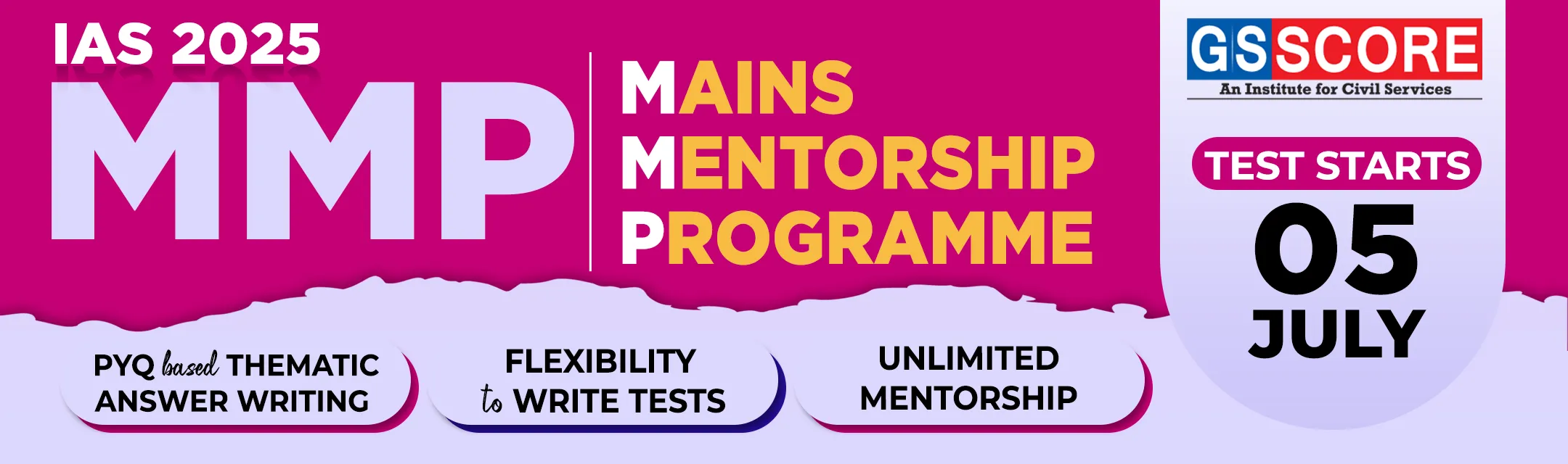 UPSC Mains 2025: Mains Mentorship Program (MMP)