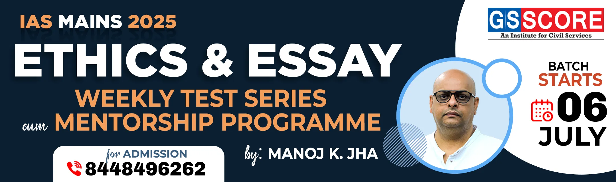 UPSC Essay Writing and Ethics Test Series Programme