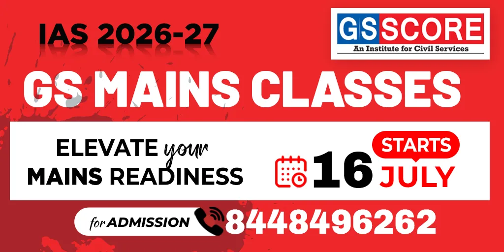 GS Mains Classes 2026-27