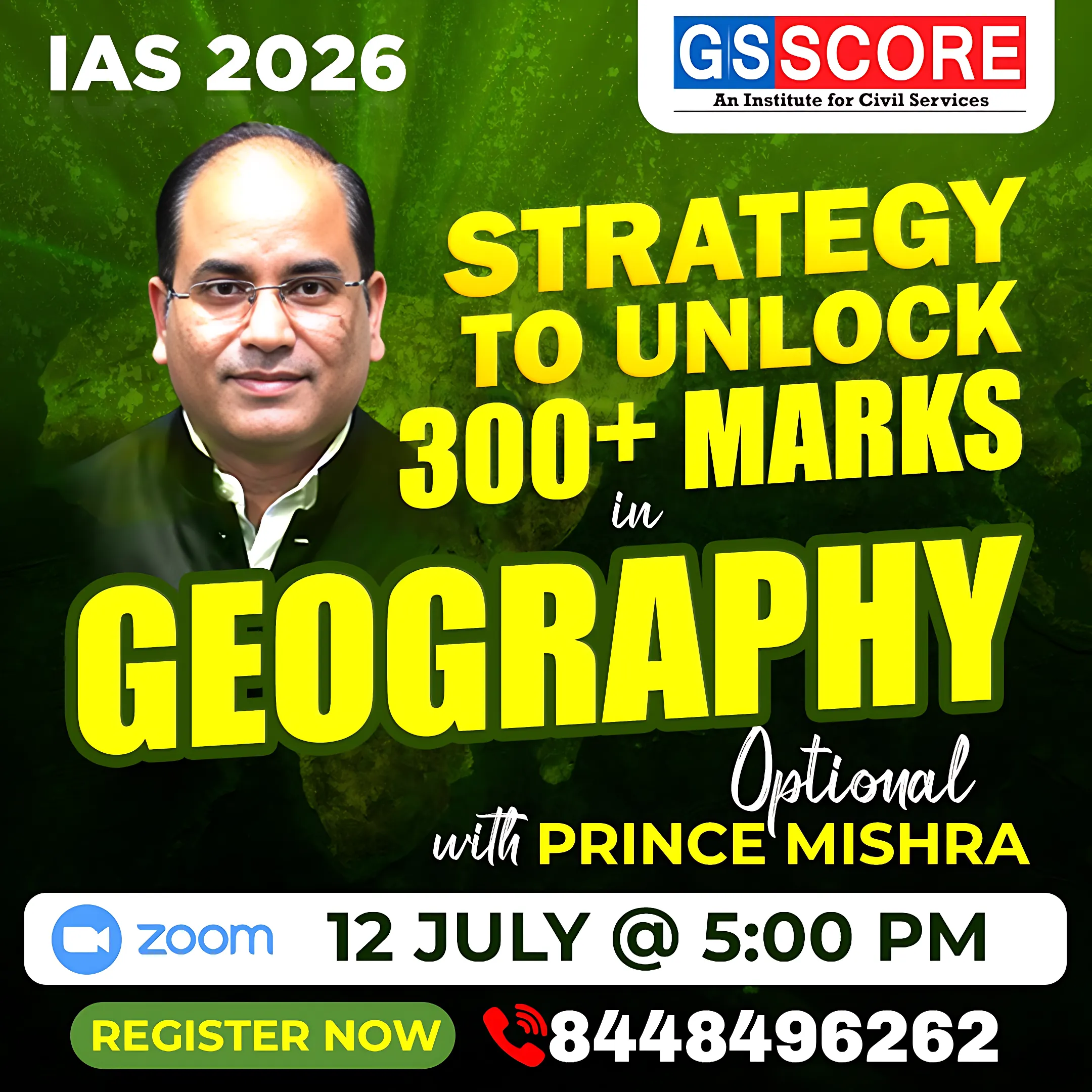 Strategy to Unlock 300+ Marks in Geography Optional with Prince Mishra Sir