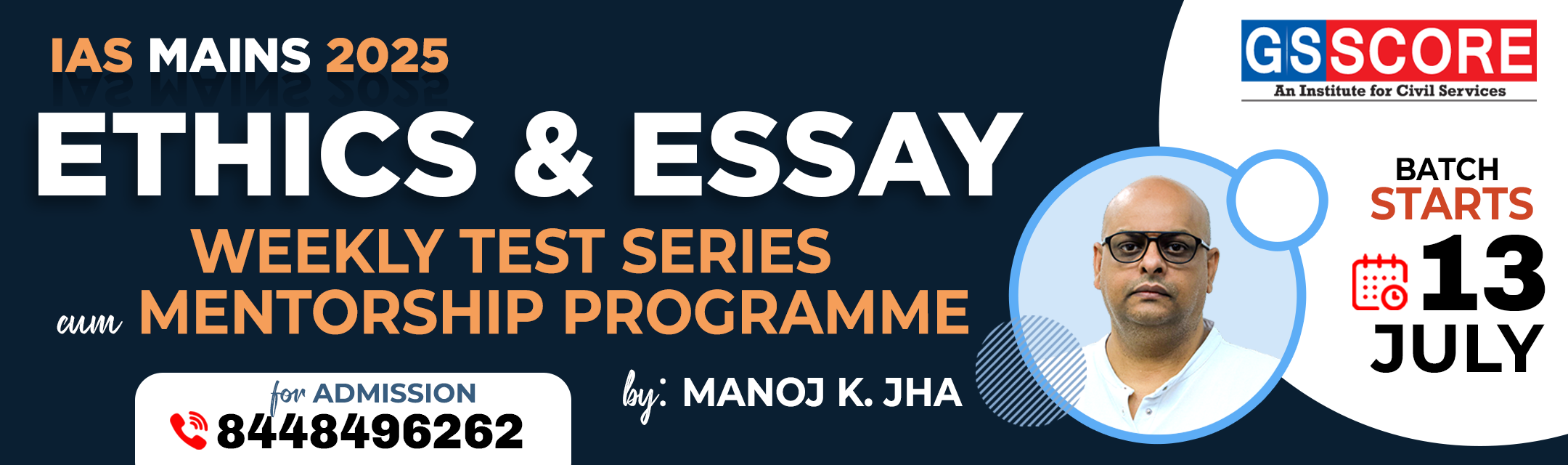 UPSC Essay Writing and Ethics Test Series Programme