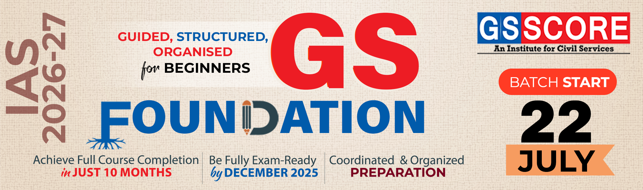 GS SCORE COURSE