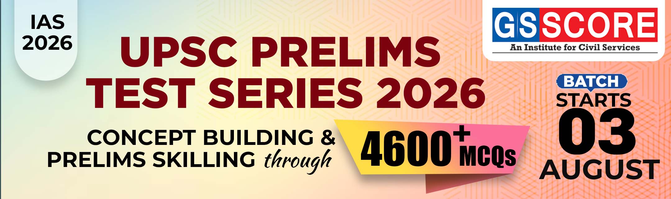 Prelims Test Series 2026 