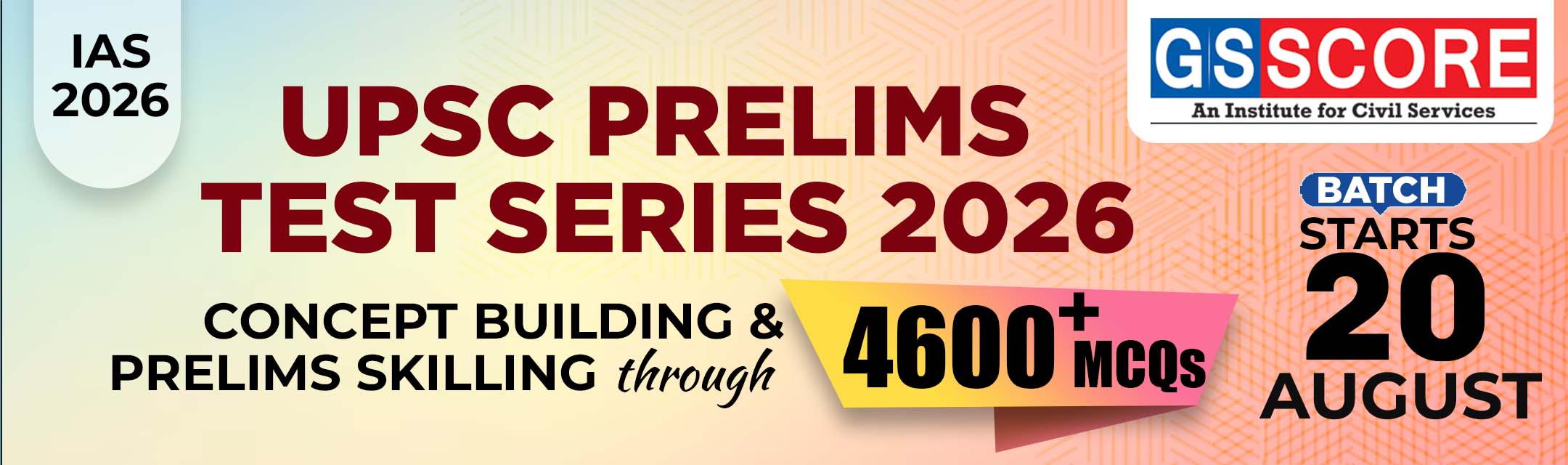 Prelims Test Series 2026 