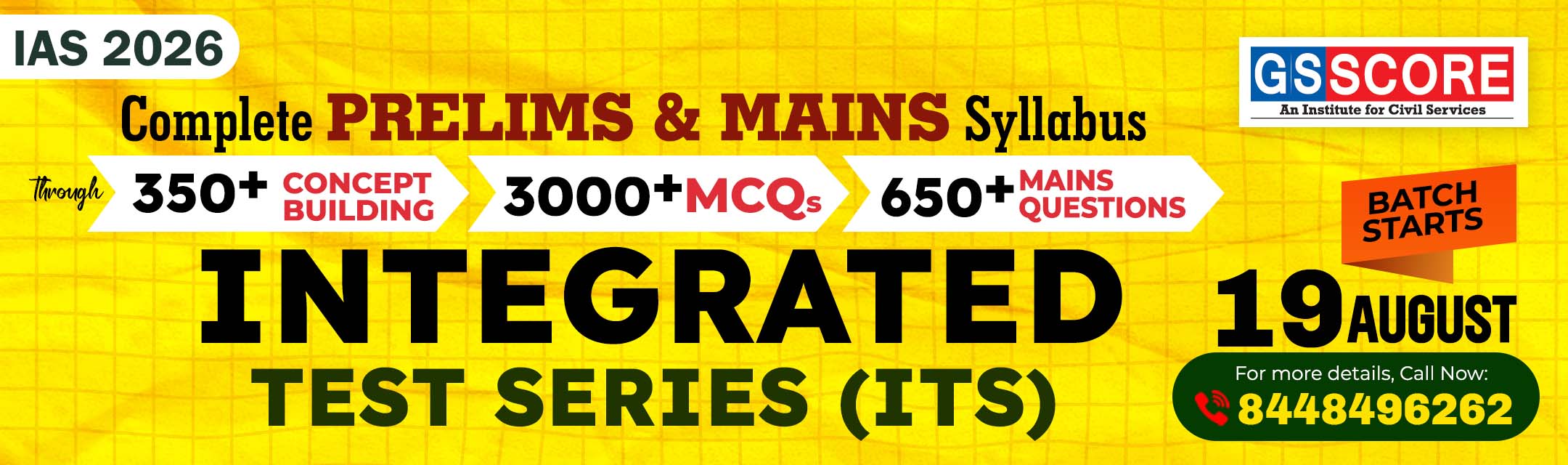 GS SCORE COURSE