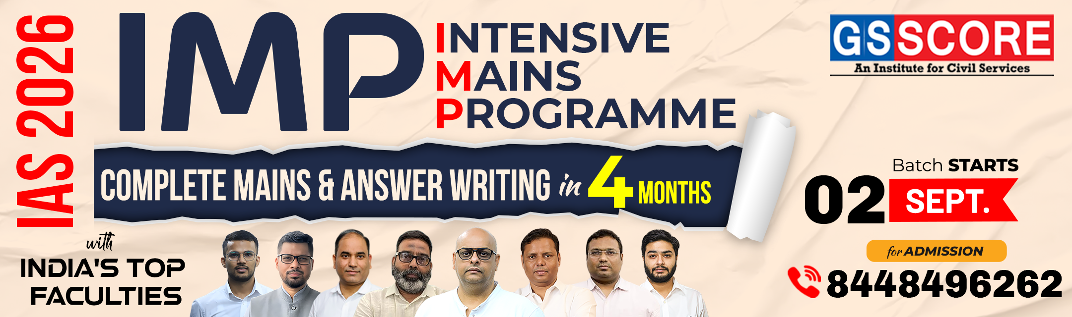 IMP - Intensive Mains Program for IAS 2026