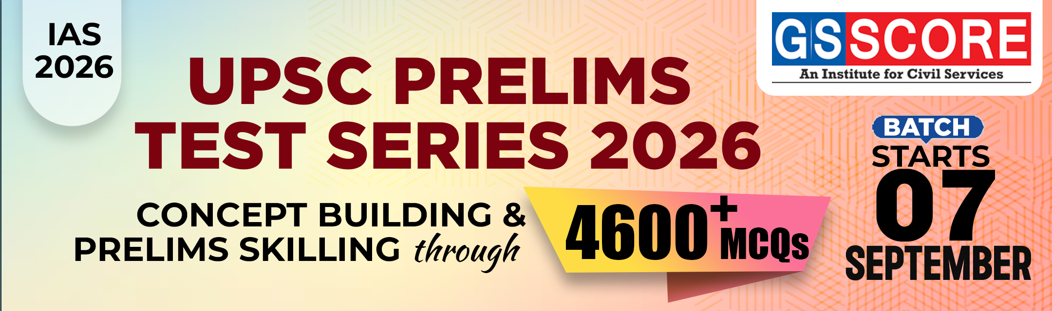 Prelims Test Series 2026 