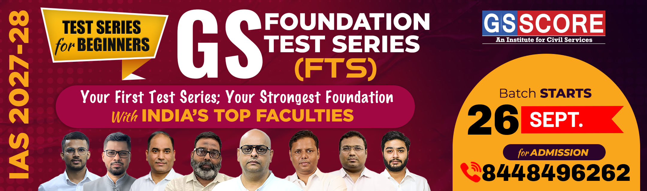 GS Foundation Test Series (FTS) for IAS 2027