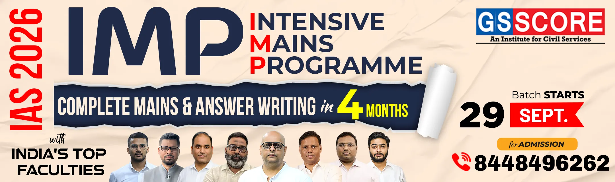 IMP - Intensive Mains Program for IAS 2026