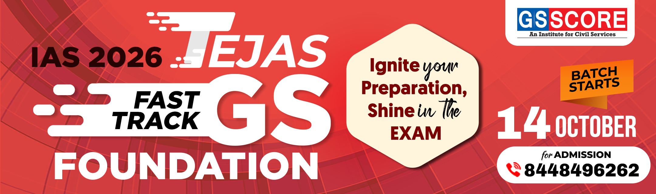 TEJAS – Fast Track GS Foundation for IAS 2026