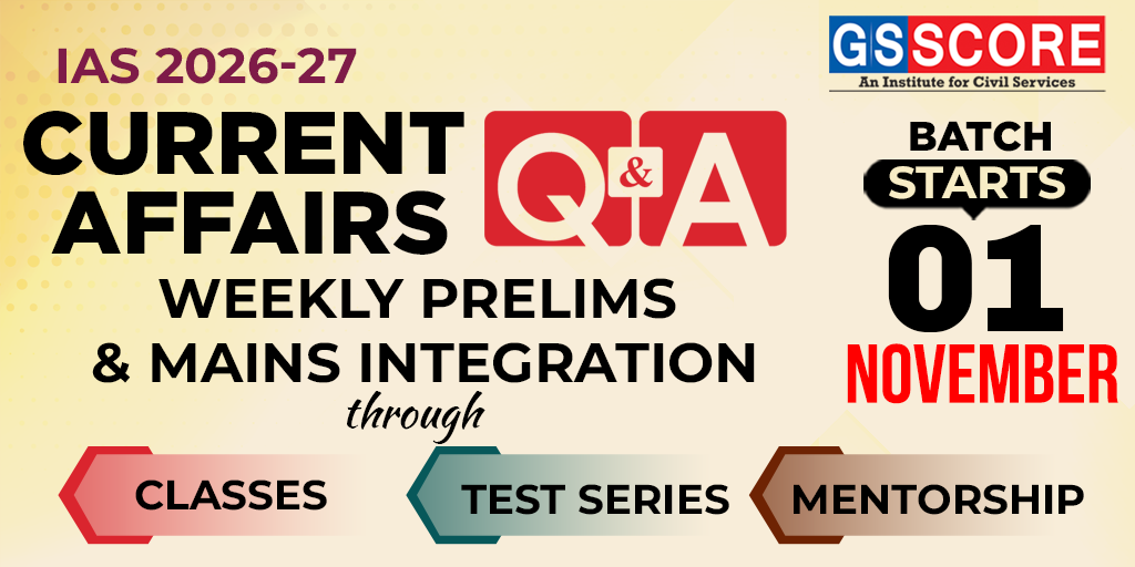 Current Affairs Q&A for IAS 2026-27