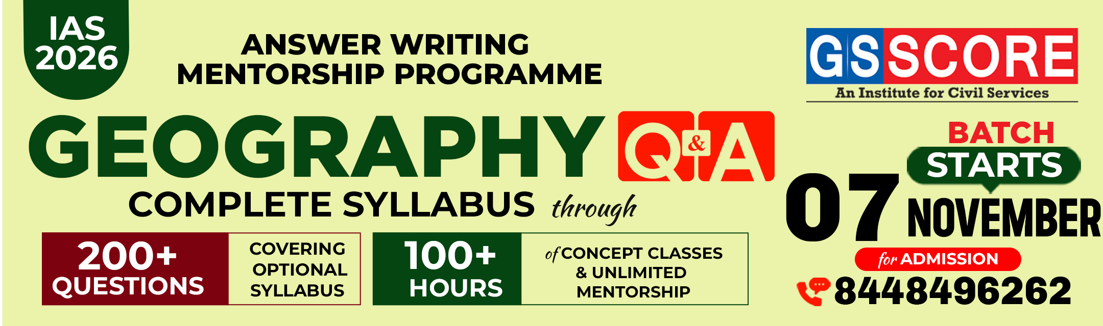 Geography Optional Q&A