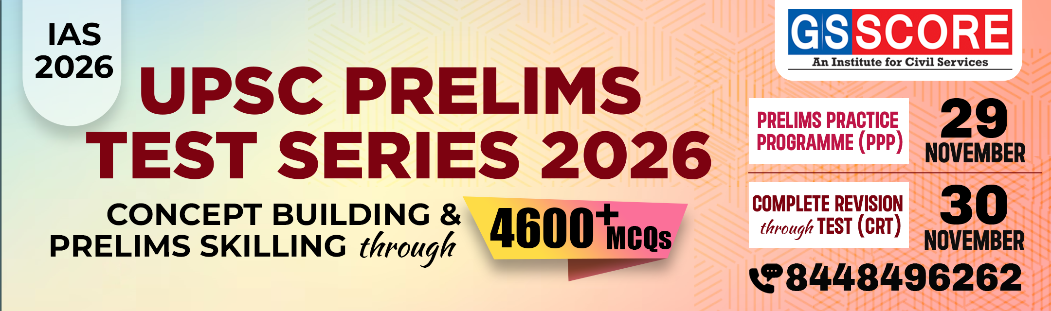 UPSC Prelims Test Series 2026