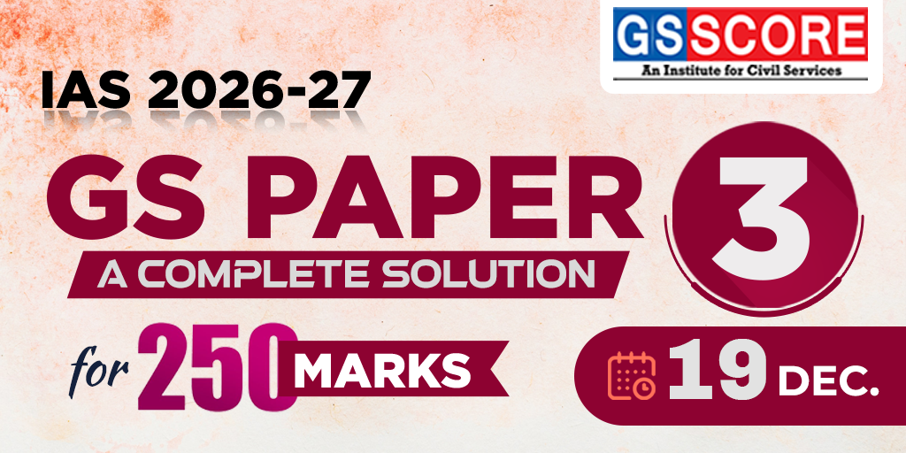 IAS 2026-27: GS Paper-3