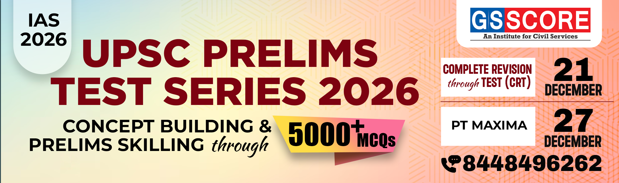 UPSC Prelims Test Series 2026