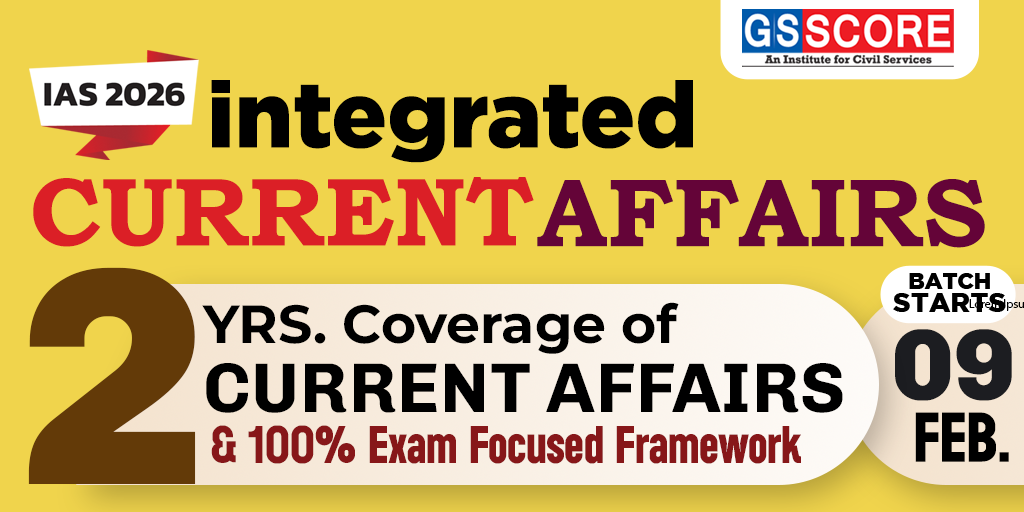 INTEGRATED CURRENT AFFAIRS for PRELIMS & MAINS Image