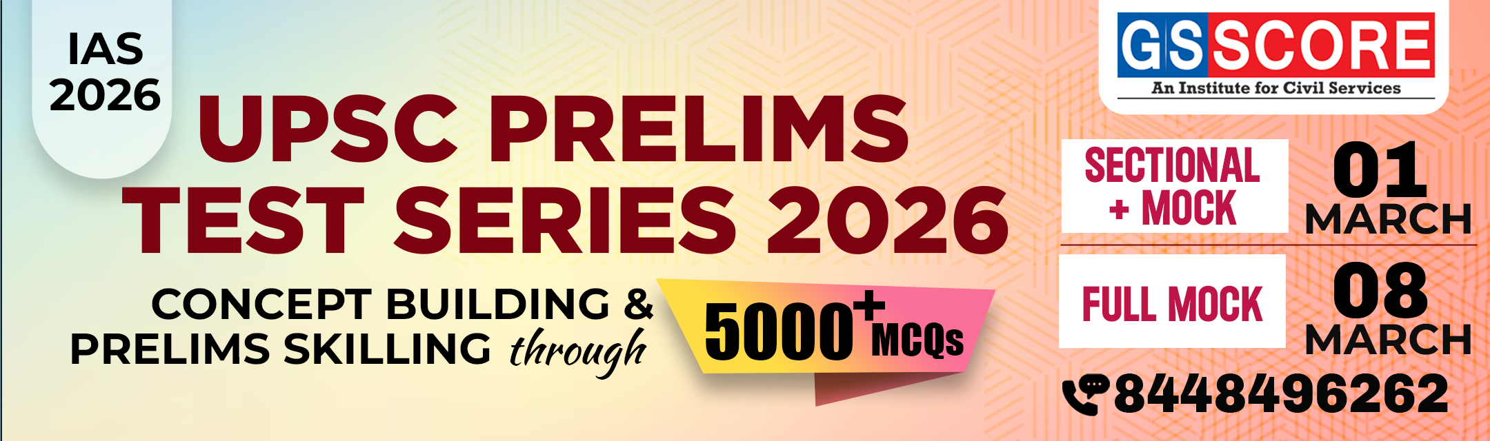 UPSC Prelims Test Series 2026