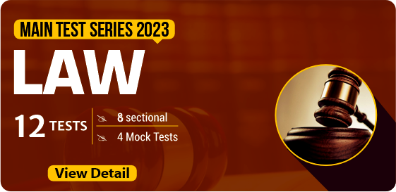 Mains Test Series 2023: LAW Test Series