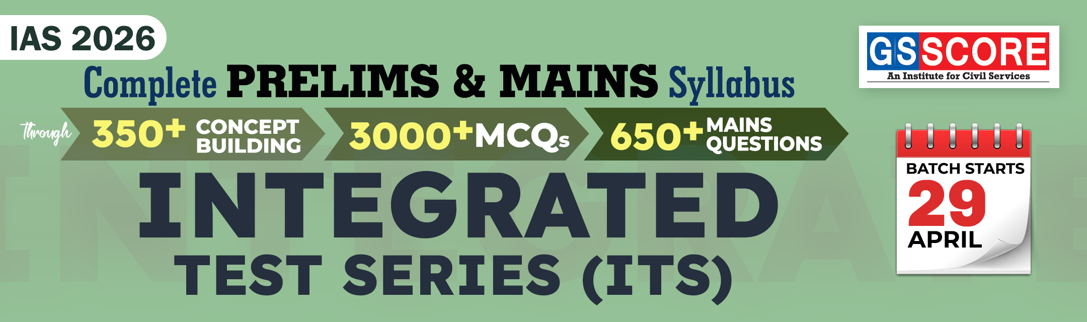 GS SCORE COURSE