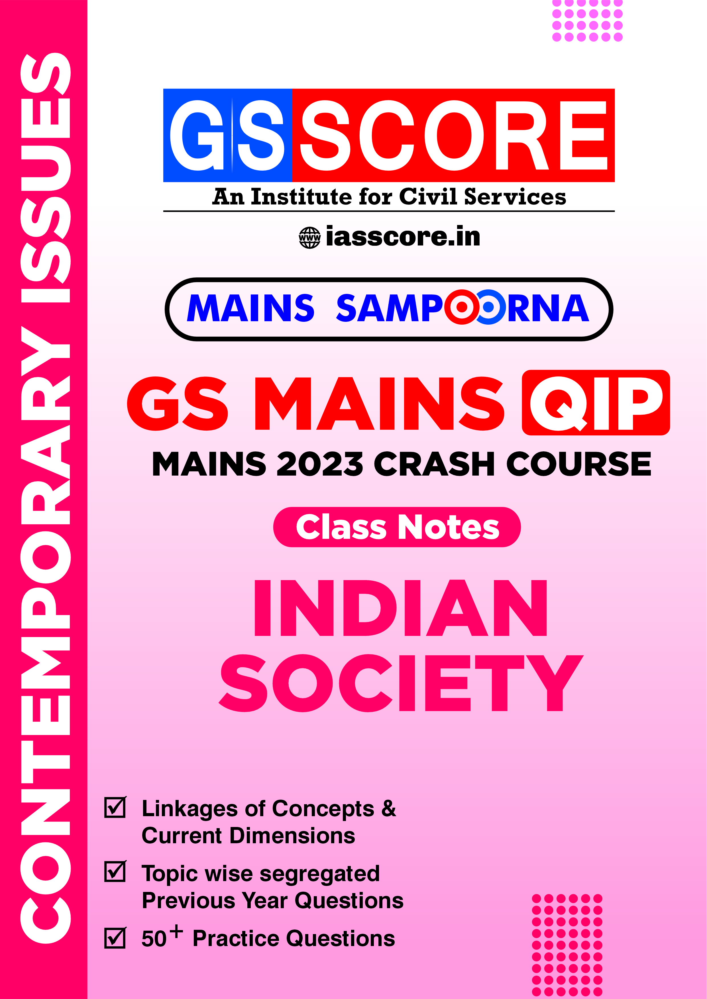 Mains Sampoorna: UPSC Current Affairs Compilation - Indian Society