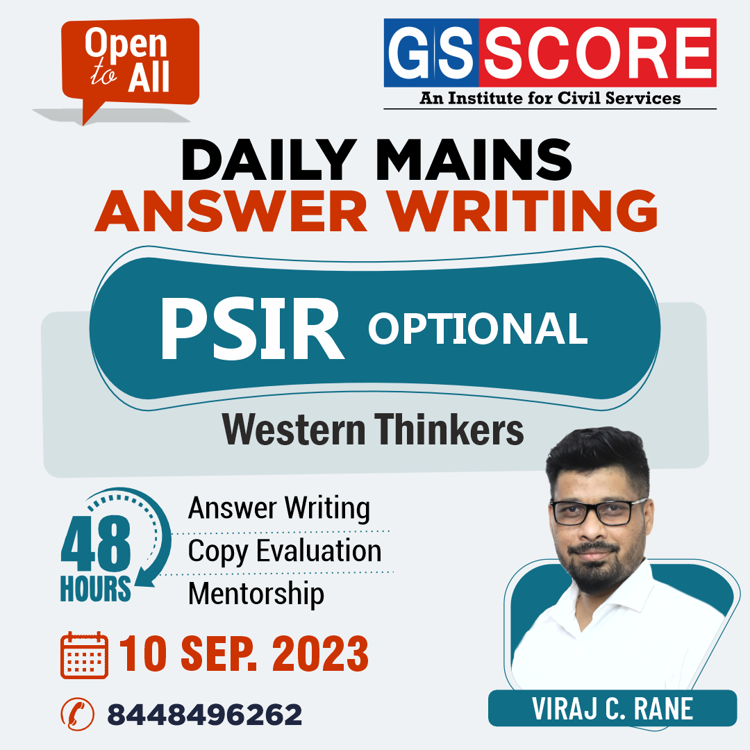 PSIR Optional (Western Thinkers) by Viraj C. Rane
