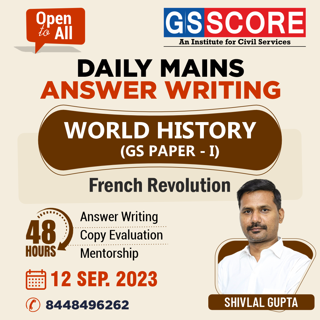 World History (French revolution) by Shivlal Gupta