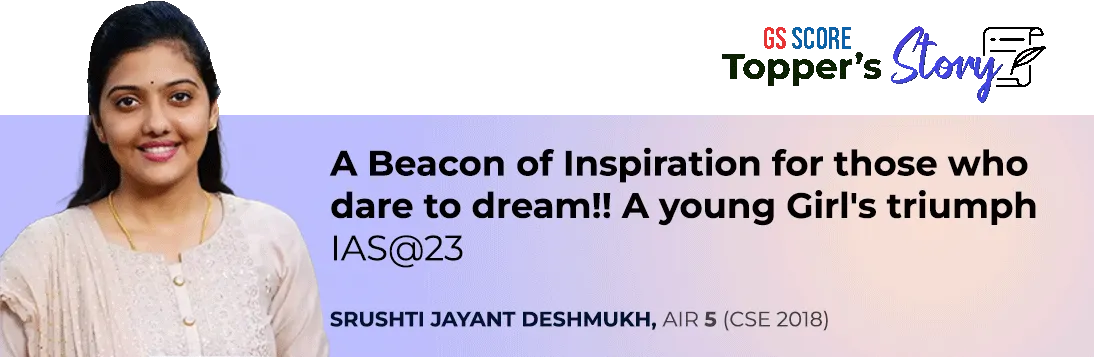 Srushti Jayant Deshmukh: A Beacon of Inspiration