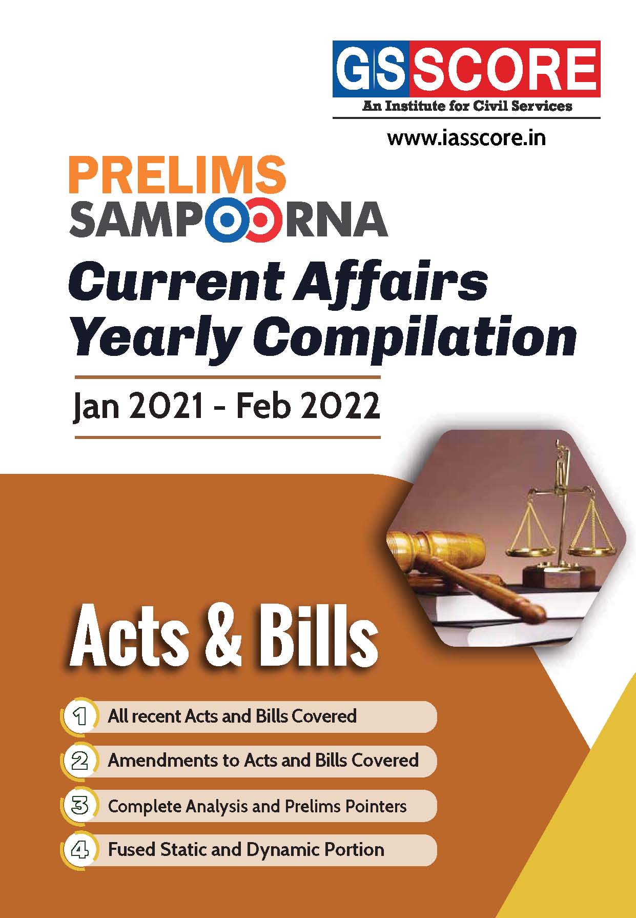 UPSC Prelims 2022 Current Affairs Yearly Compilation-Acts and Bills
