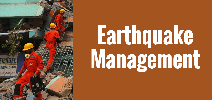 Earthquake management