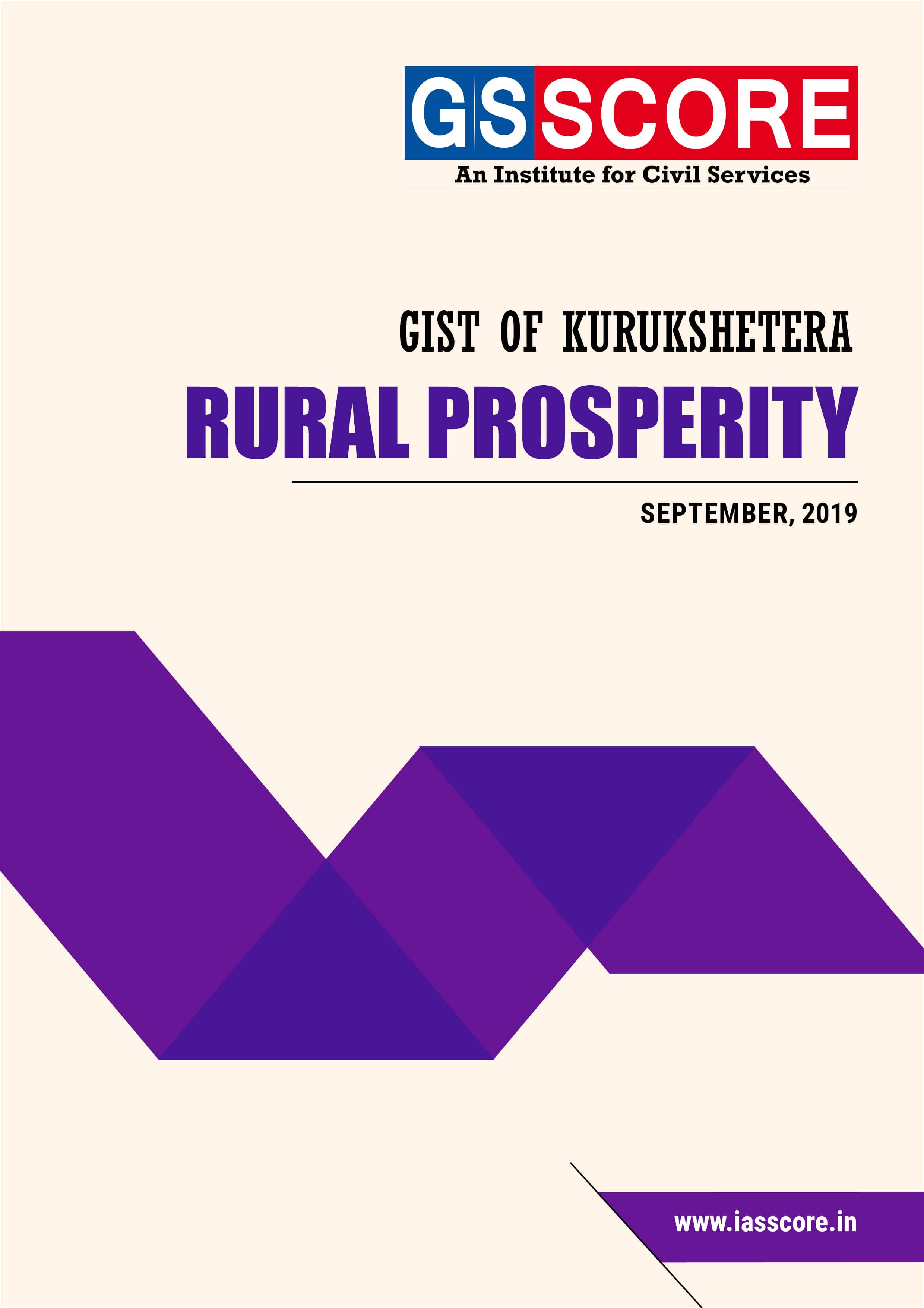 Gist of Kurukshetra- Rural Prosperity