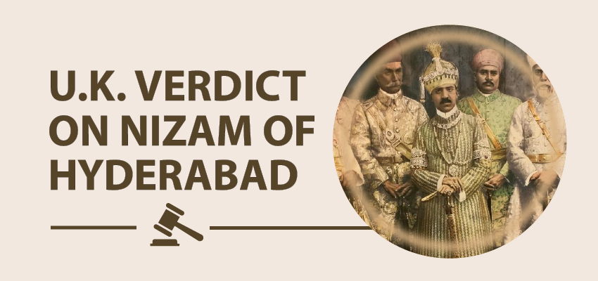U.K. Verdict on Nizam of Hyderabad