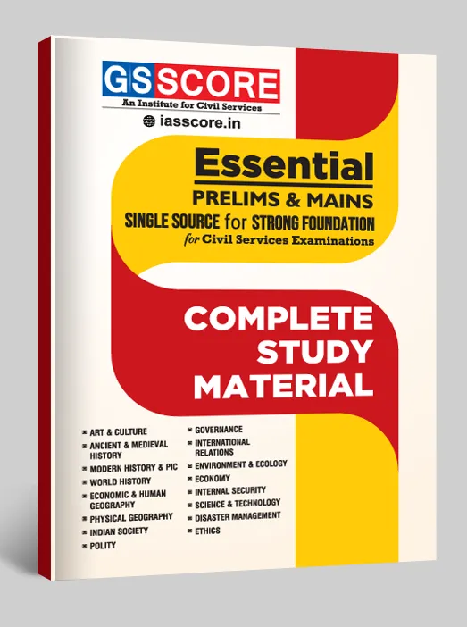 Essential: Prelims + Mains Foundation Study Material