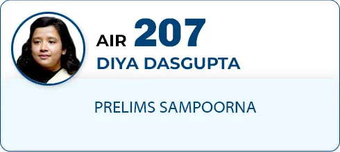 DIYA DASGUPTA,AIR-207