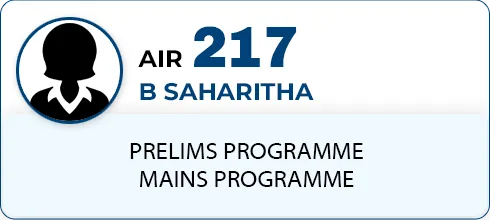 B SAHARITHA,AIR-217